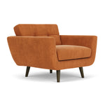 Danny Amber Textured Weave / Dark Walnut