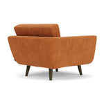 Danny Amber Textured Weave / Dark Walnut