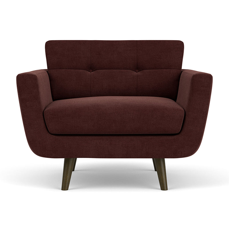 Moss Burgundy / Dark Walnut