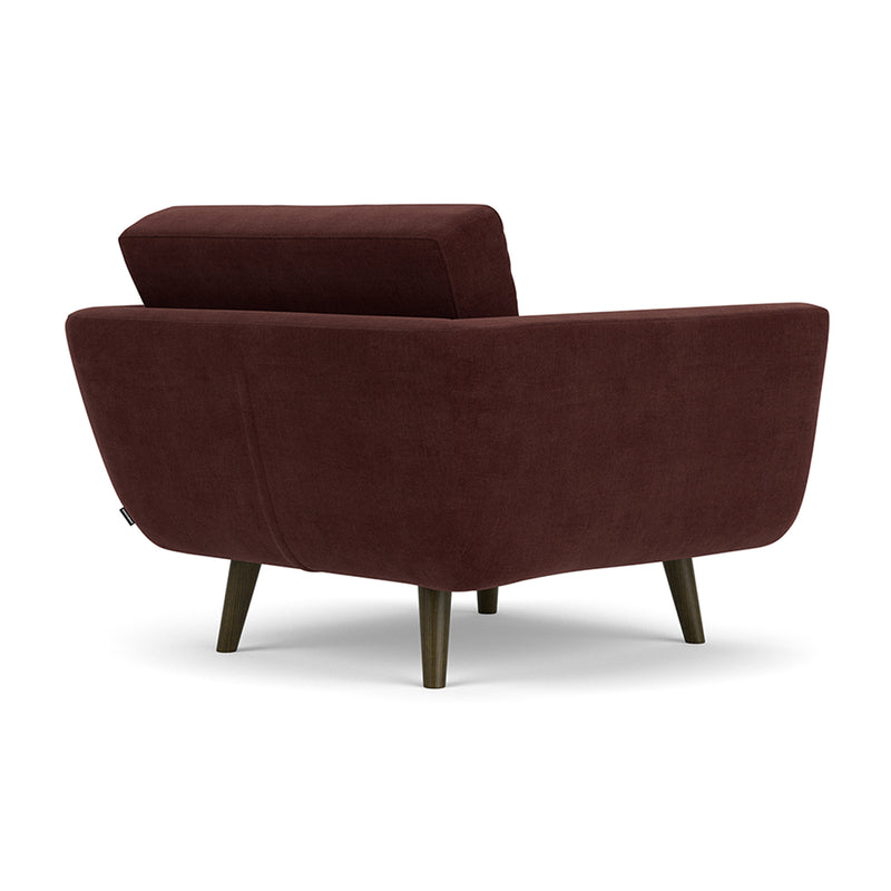 Moss Burgundy / Dark Walnut