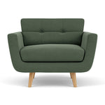 Cura Dark Green Weave / Oak