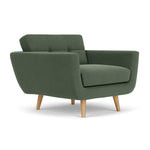 Cura Dark Green Weave / Oak