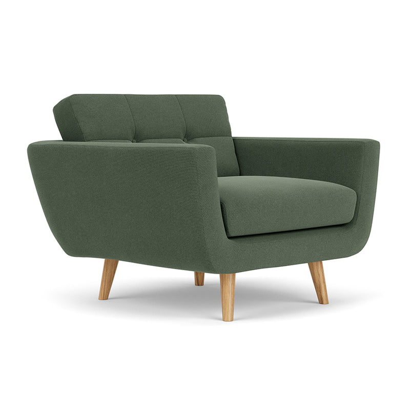Cura Dark Green Weave / Oak