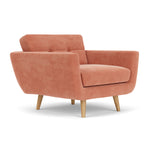 Danny Dusty Rose Textured Weave / Oak
