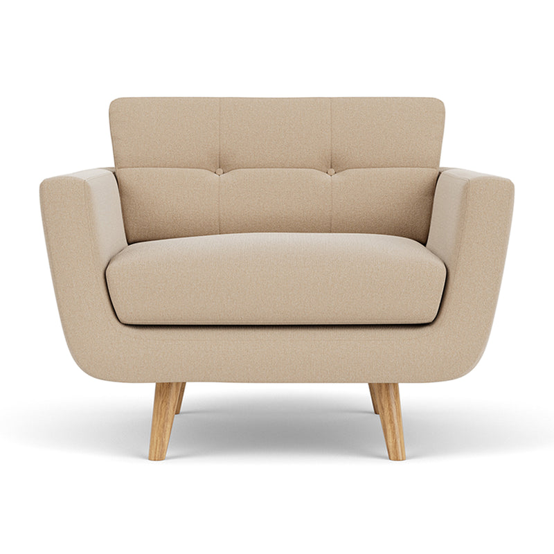 Form Cream Fabric / Oak