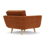 Moss Rust Fabric / Oak