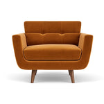 Matt Amber Velvet / Walnut