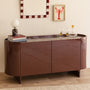 Sorrento Marble Sideboard - Burgundy / Rosso Marble