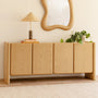Valentina Marble Sideboard - Oak / Crema Marble
