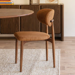 Caramel Textured Weave / Walnut