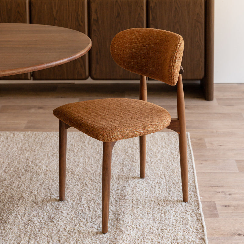 Caramel Textured Weave / Walnut