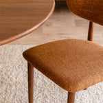 Caramel Textured Weave / Walnut