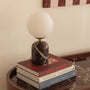 Camille Marble Table Lamp - Rosso Levanto Marble