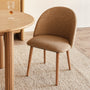 Chloe Dining Chair - Camel Textured Weave / Oak