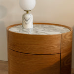 Arabescato Carrara Marble / Oak