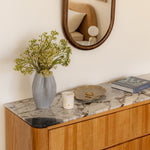 Ocean Storm Marble / Oak