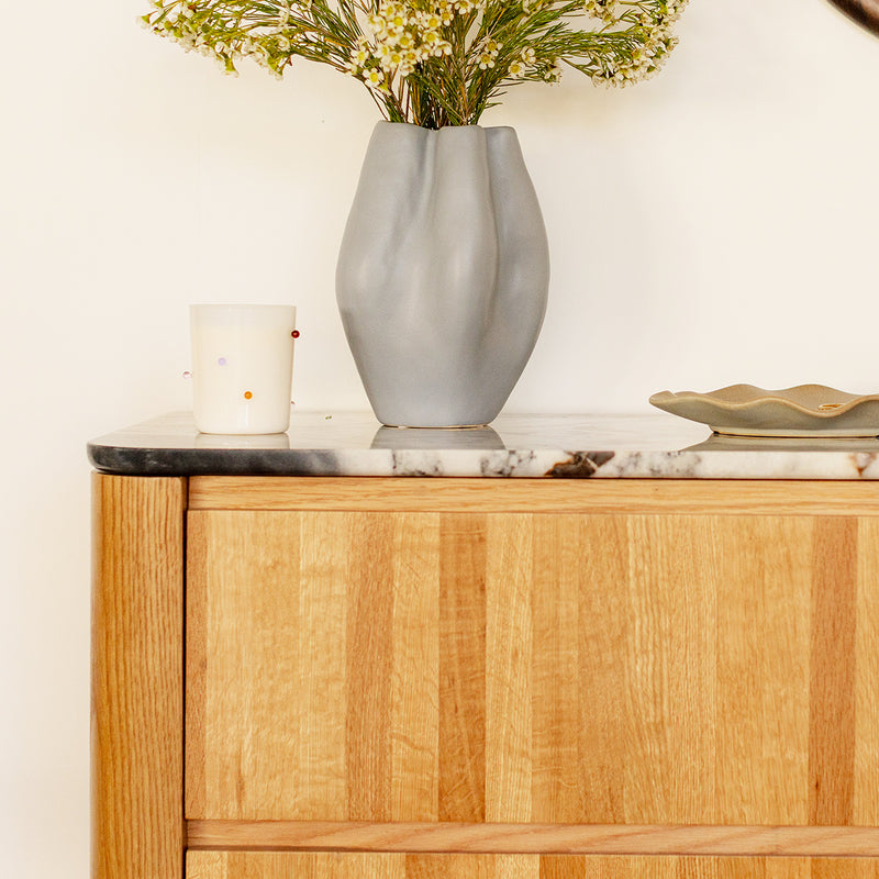 Ocean Storm Marble / Oak