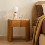 Arabescato Carrara Marble / Oak