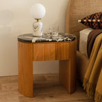 Black Calacatta Viola Marble / Oak