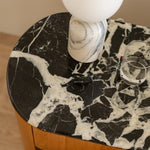 Black Calacatta Viola Marble / Oak