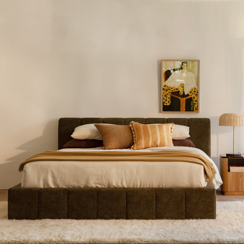 Olive Textured Weave