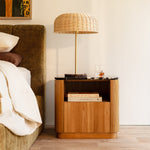 Black Calacatta Viola Marble / Oak