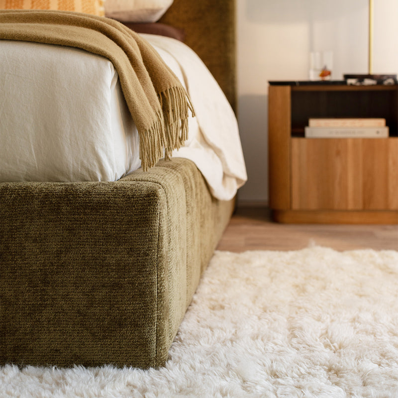 Olive Textured Weave