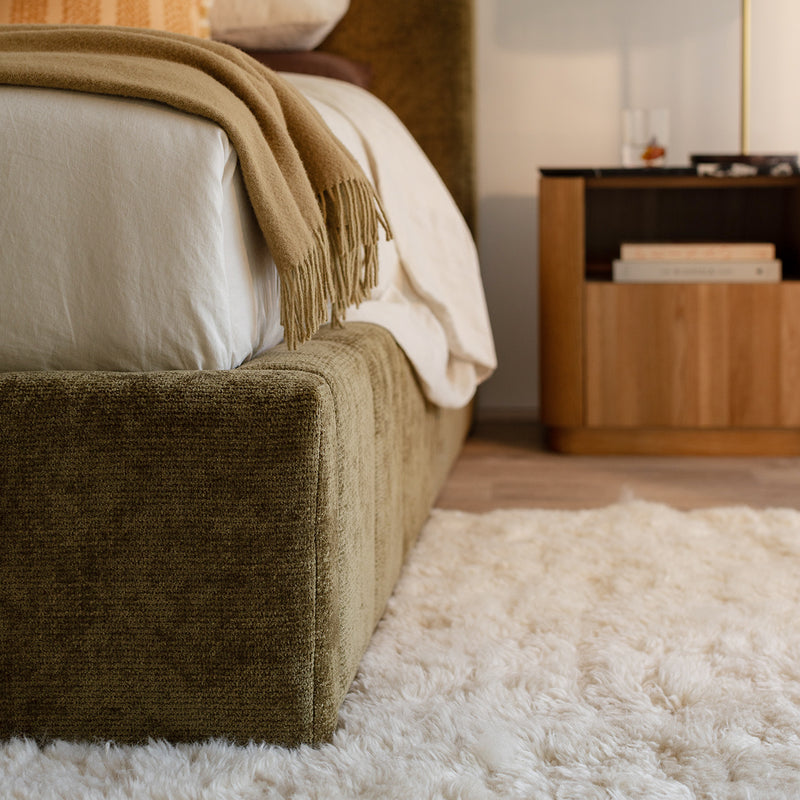 Olive Textured Weave