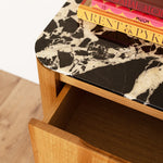 Black Calacatta Viola Marble / Oak