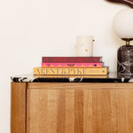 Black Calacatta Viola Marble / Oak