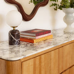 Arabescato Carrara Marble / Oak