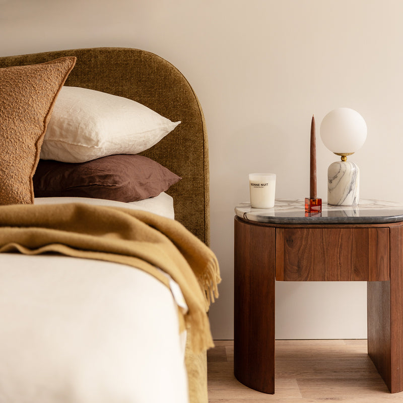 Ocean Storm Marble / Walnut