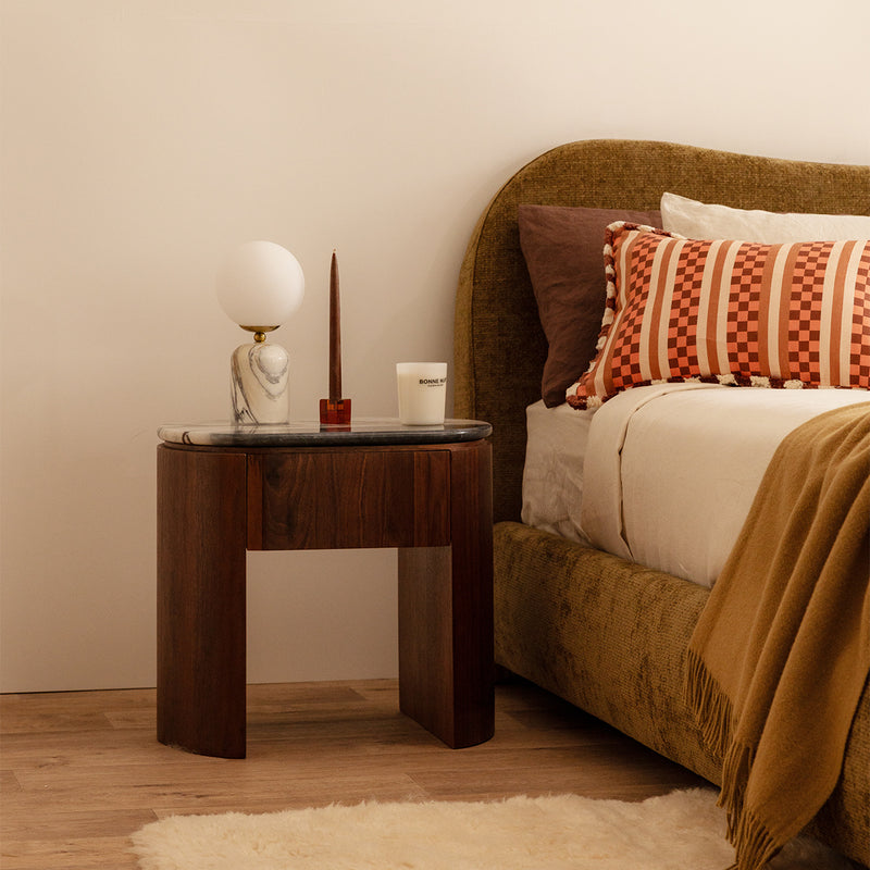 Ocean Storm Marble / Walnut