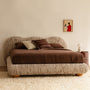Amalfi King Bed - Salsa Mixed Boucle