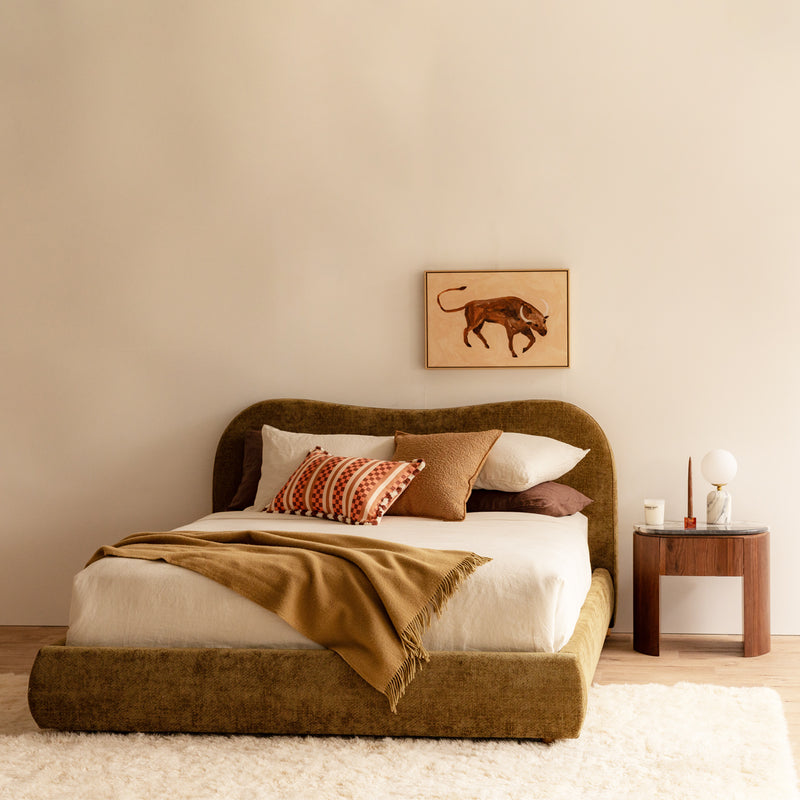 Olive Textured Weave