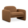 Florentina Fabric Armchair - Caramel Textured Weave