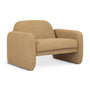 Florentina Fabric Armchair - Camel Textured Weave