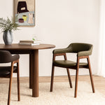Olive Green / Walnut