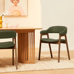 Olive Green / Walnut