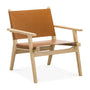 Aldo Leather Sling Armchair - Coco Tan