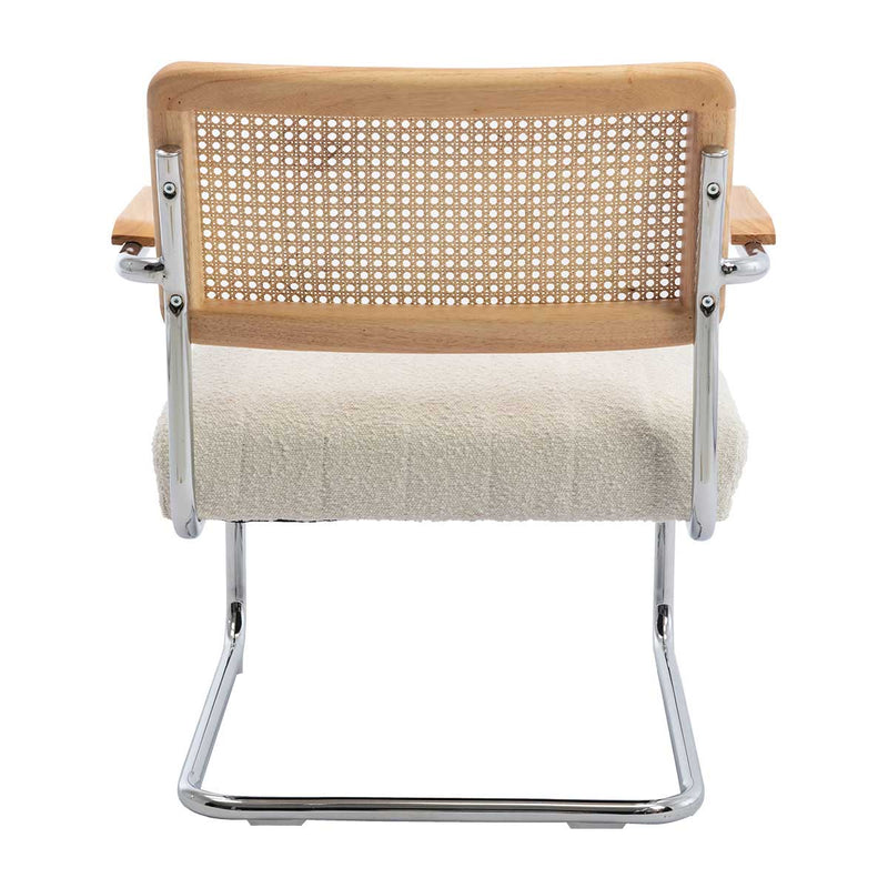 Blake Rattan Boucle Armchair