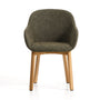 Meila Armchair - Green / Natural