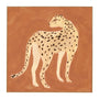Life x MON Cheetah Muse Print - Nutmeg / Framed Canvas / 62 x 62cm