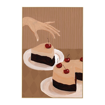 Nutmeg / Framed Canvas / 42 x 62cm