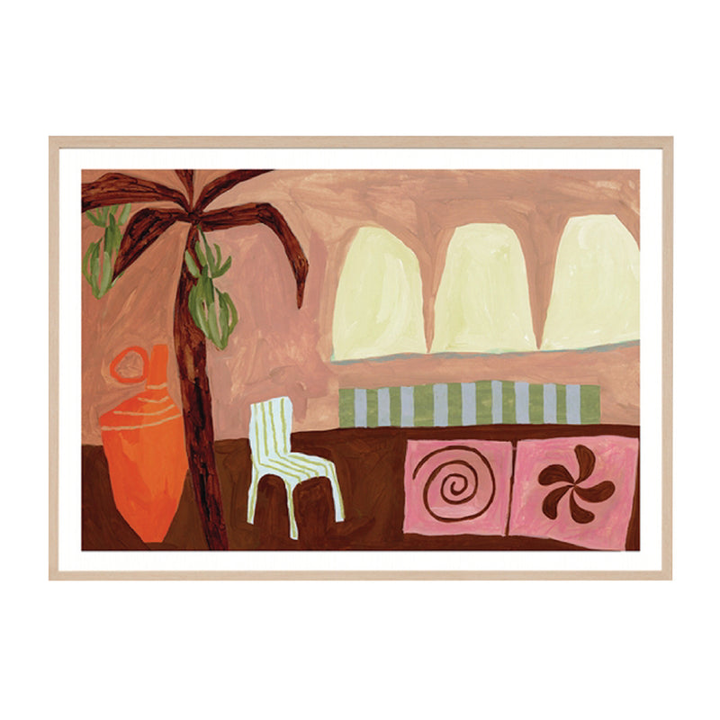 Clay / Framed Art Print / 45 x 33cm