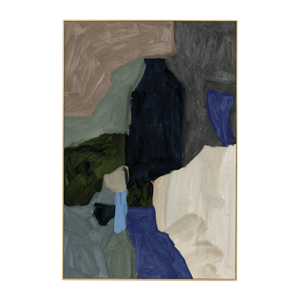 Ultramarine / Framed Canvas / 42 x 62cm