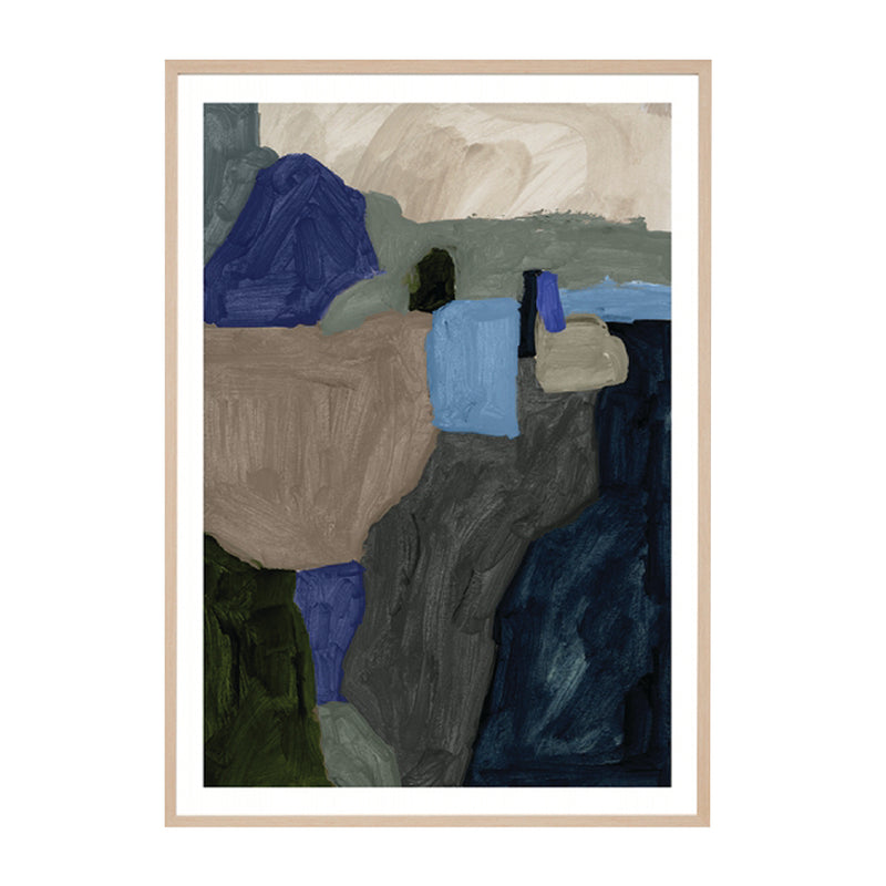 Ultramarine / Framed Art Print / 33 x 45cm