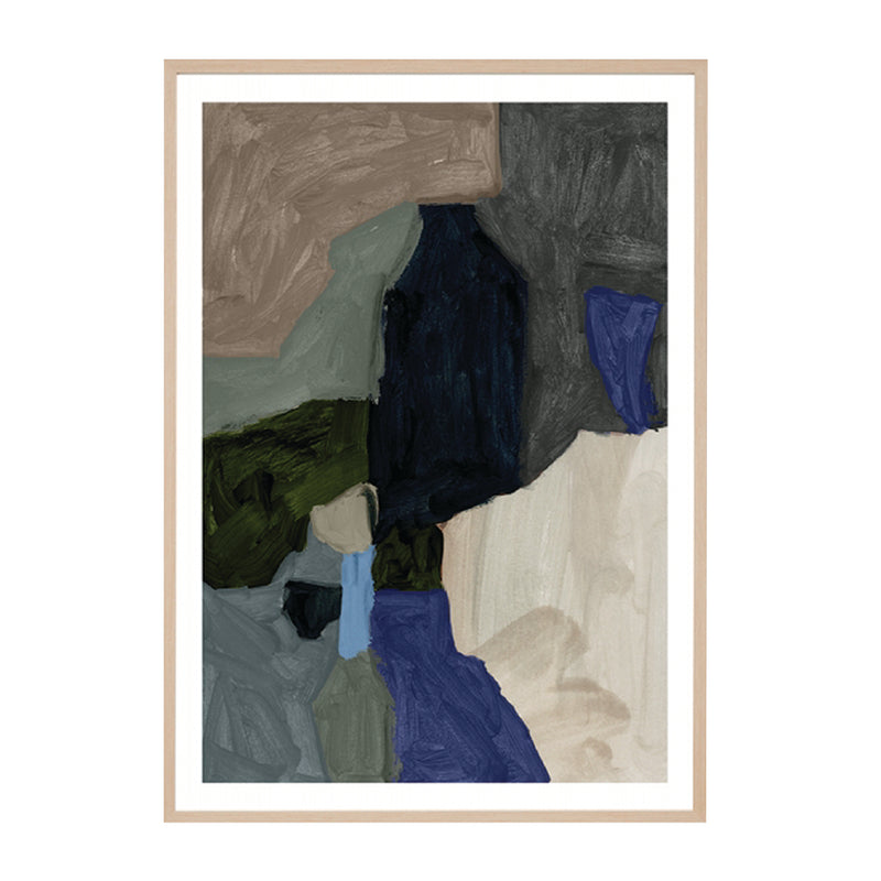 Ultramarine / Framed Art Print / 33 x 45cm