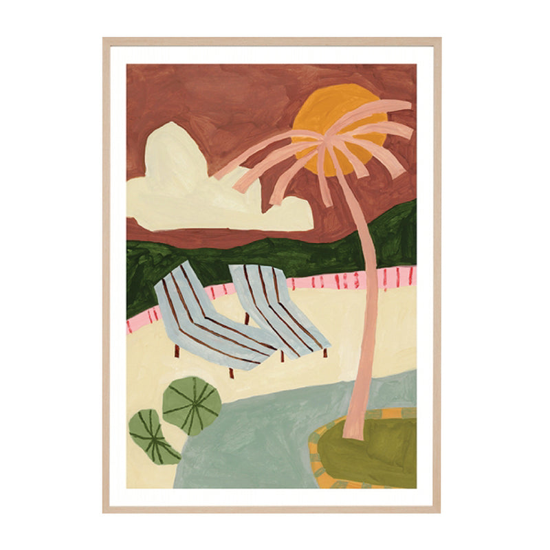 Bright / Framed Art Print / 33 x 45cm