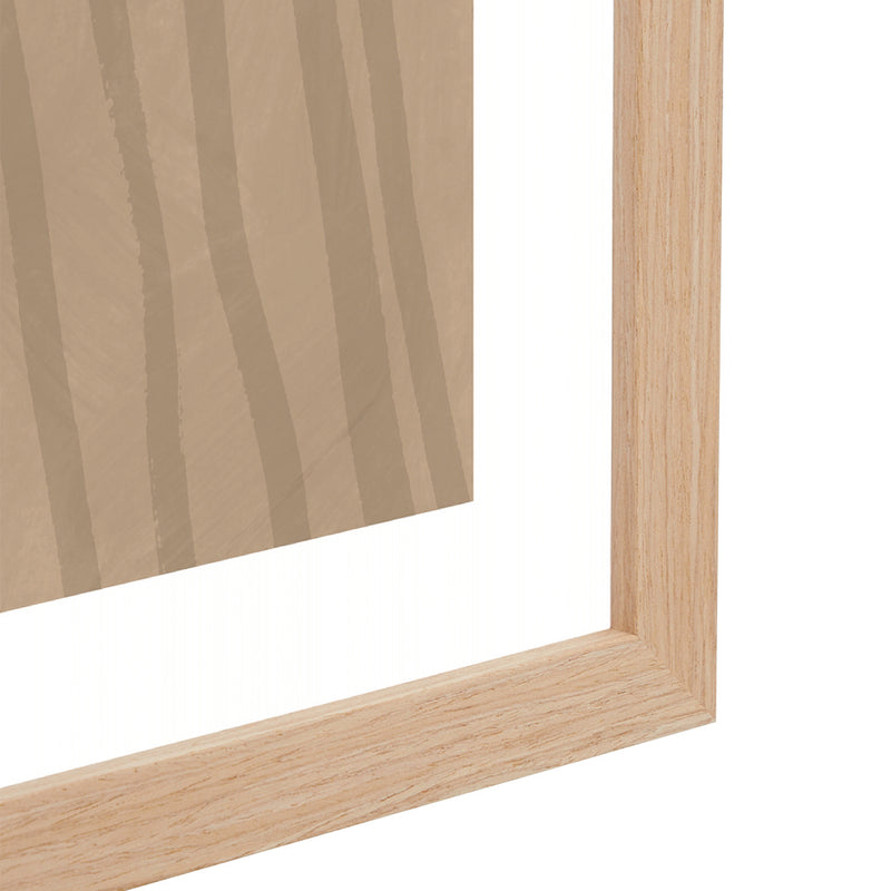 Natural / Framed Art Print / 33 x 45cm